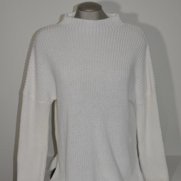 NWT Core Life Oversized Ivory Sweater *Flawed* Size Large - Picture 2 of 13